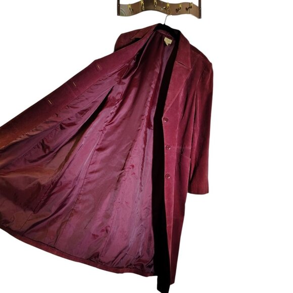 Caslon Full Length Coat, Size XL, Mauve - Picture 2 of 4